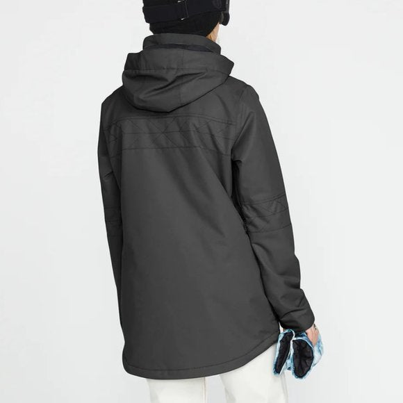 NEW Volcom Womens Fawn Insulated Jacket Skiing Snowboarding Black Sz M