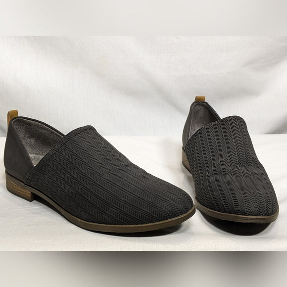 NEW Dr. Scholl's Mens Slip-on Woven Loafer Sz 10 black