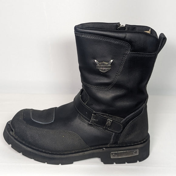 NEW Harley-Davidson Mens Leather Rr-Shift Motorcycle Riding Boot Sz 13 black