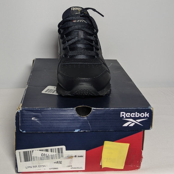NEW Reebok Unisex Classic Leather Sneaker black Sz 8.5