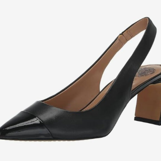 NEW Vince Camuto Womens Hamden Slingback Pump Sz 11 black