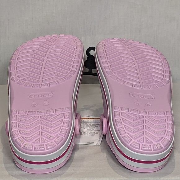 NEW Crocs Womens Bayaband Clog Hot Pink Sz 12