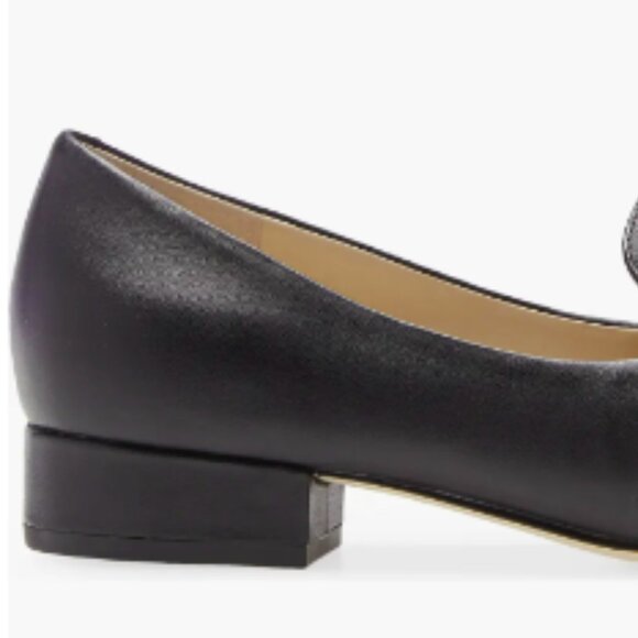 NEW Cole Haan Womens Leather Viola Skimmer Ballet black sz 8.5