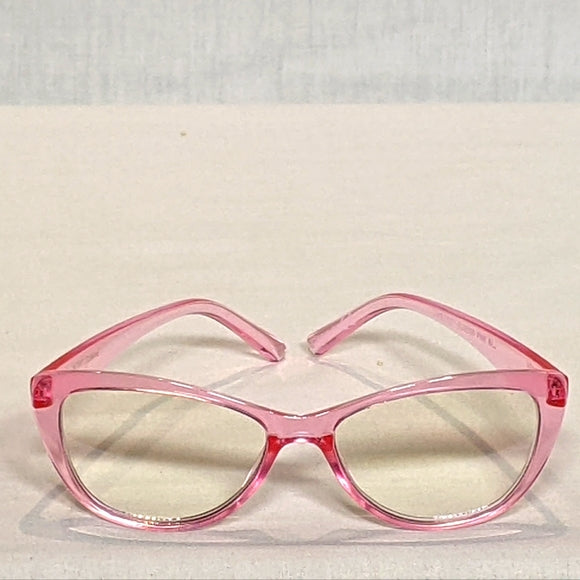 NEW Betsey Johnson Blue LIght Glasses +2.00 pink - help eyestrain