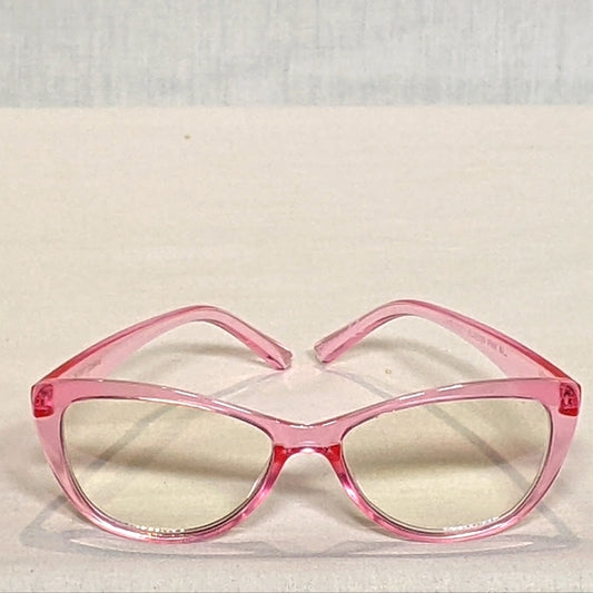 NEW Betsey Johnson Blue LIght Glasses +2.00 pink - help eyestrain