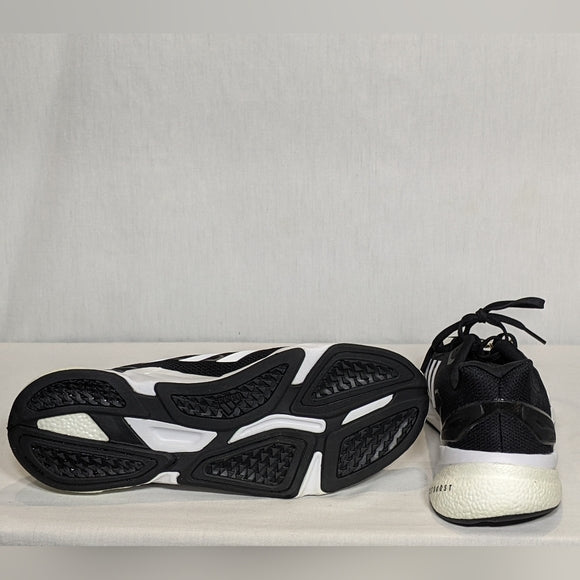 NEW adidas Womens X9000L2 Running Shoe black/white striped Sz 12