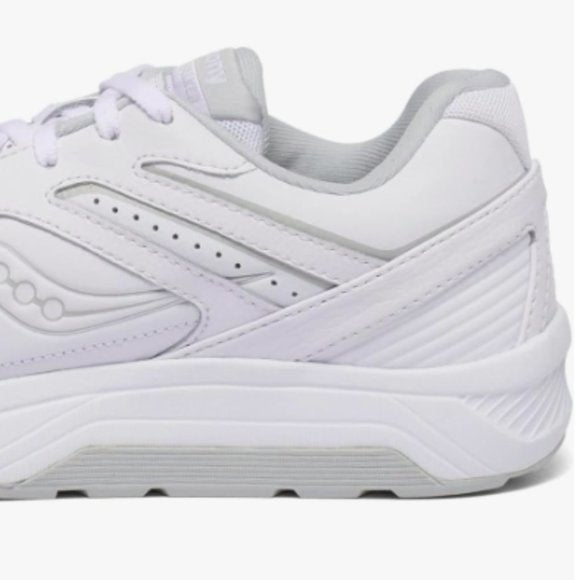 NEW Saucony Womens Leather Omni Walker 3 Shoe Sz 10.5 white