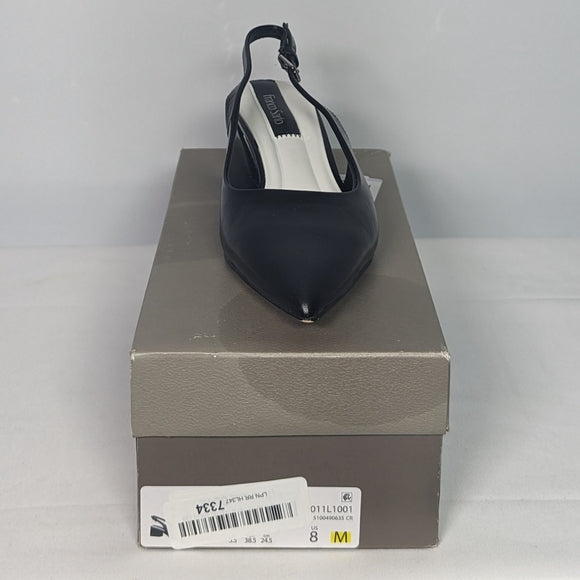 NEW Franco Sarto Womens Slingback Pump Sz 8 black