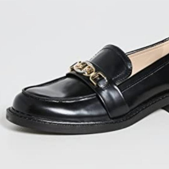 NEW Sam Edelman Womens Leather Christy Loafer Sz 8 black