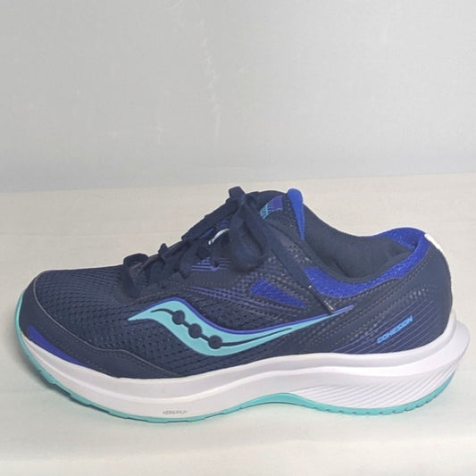 NEW Saucony Womens Cohesion 16 Running Shoes Sz 9.5W blue/purple