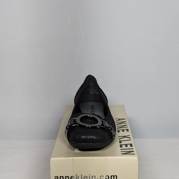 NEW Anne Klein Womens Umeko Ballet Flat Sz 5 black