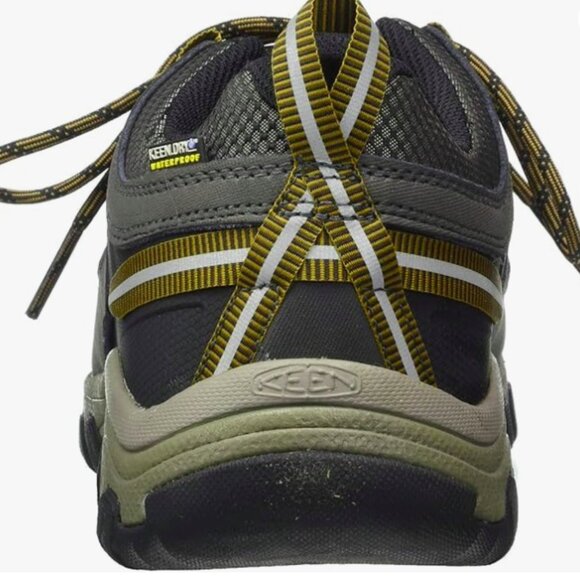 NEW Keen Mens Targhee 3 Oxford Casual Hiking Shoes Black Olive Sz 8.5