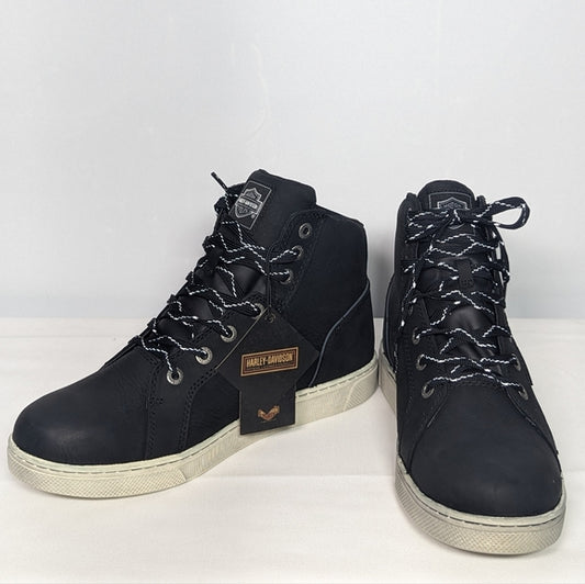 NEW Harley-Davidson Mens Leather Midland Motorcycle Boots black Sz 9.5