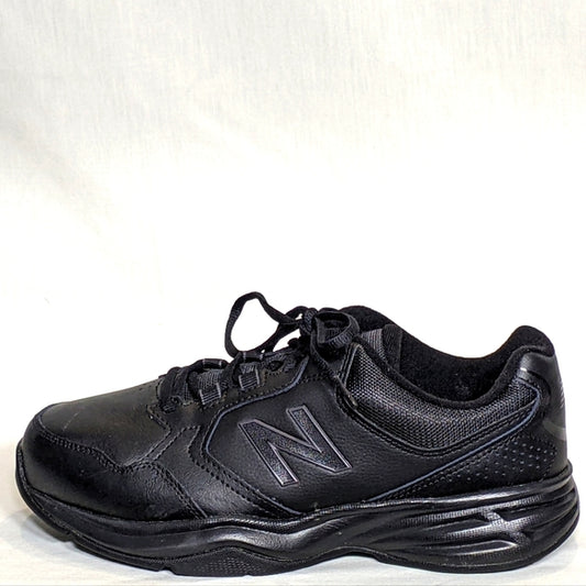 NEW New Balance 411 Leather Walking Comfort Shoe 8.5 4E X-wide black
