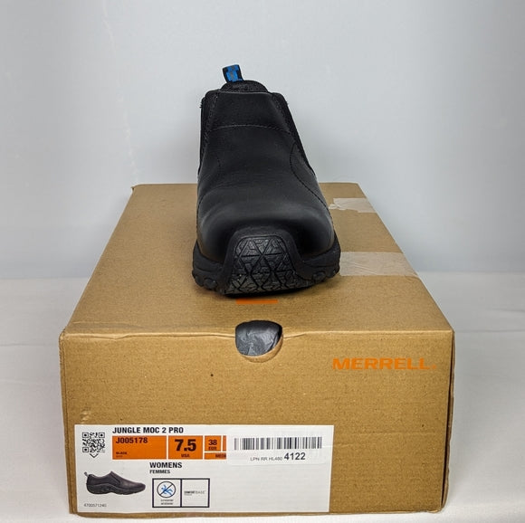 NEW Merrell Womens Jungle Moc Moccasin Shoe Sz 7.5 black