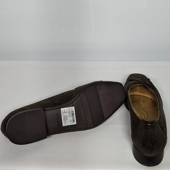 NEW Clarks Womens Tilmont Dalia Bronze Met Sz 8 bronze
