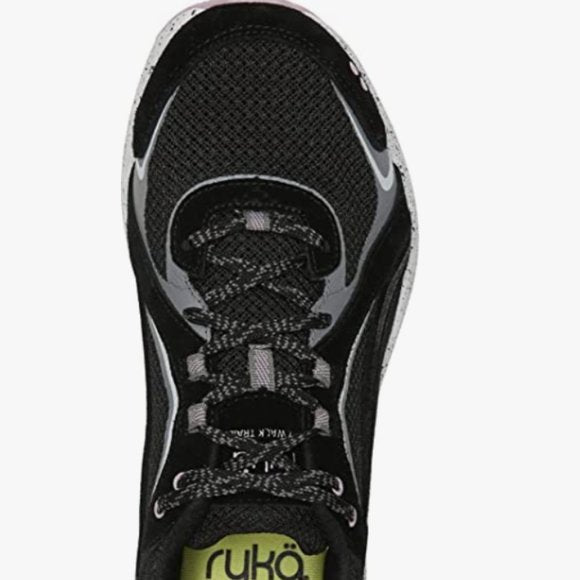 NEW Ryka Womens Sky Walk Trail Walking Hiking Shoe Sz 6.5 black/mauve