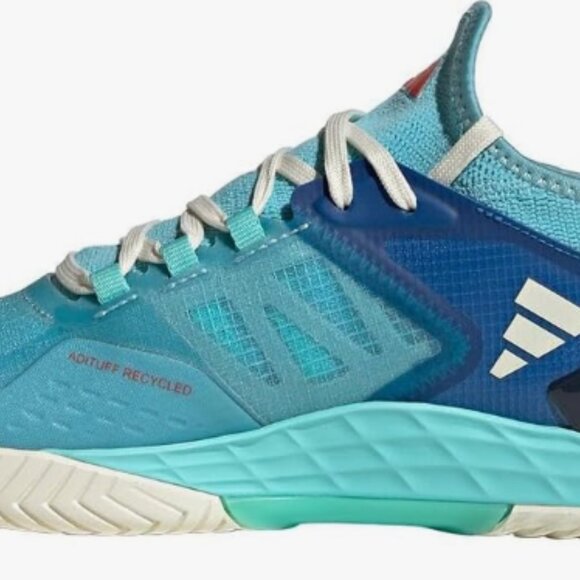 NEW adidas Womens Adizero Ubersonic 4.1 Tennis Shoes Sz 9 blue aqua