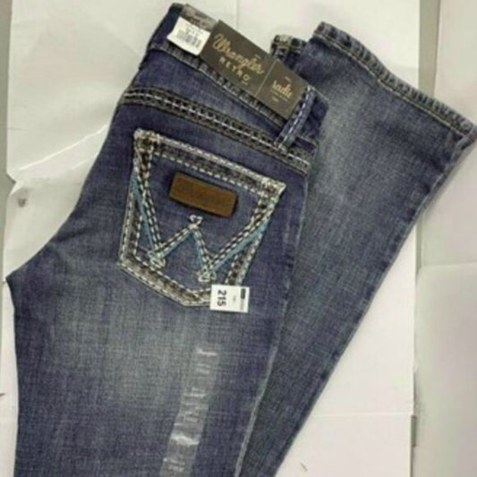 NEW Wrangler Womens Stylish Retro Jeans Sz 5/6 L32