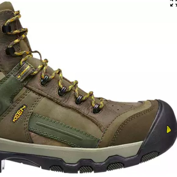 NEW Keen Mens Utilities Davenport Mid All Leather Work Boot Sz 11.5 D wide