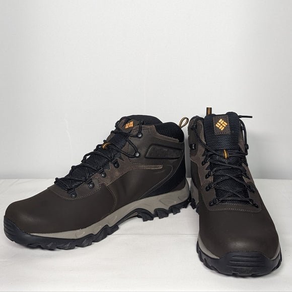 NEW Columbia Men's Newton Ridge Plus II Waterproof Sz 16 brown