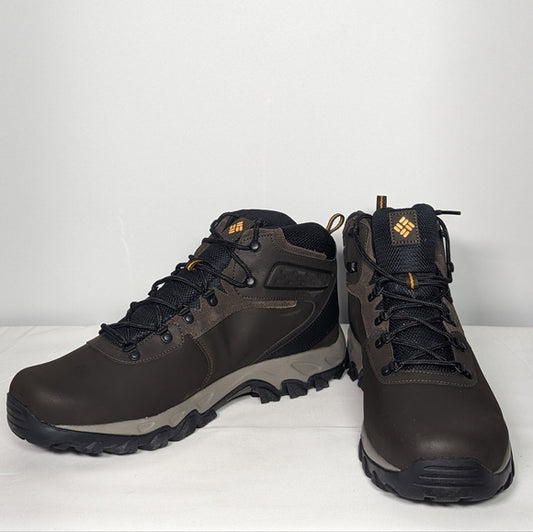 NEW Columbia Men's Newton Ridge Plus II Waterproof Sz 16 brown