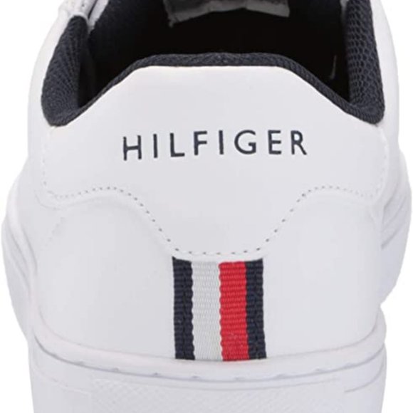NEW Tommy Hilfiger Mens Brecon Classic Sneaker Sz 11 white