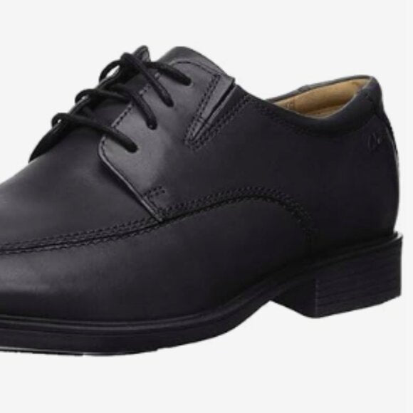 NEW Clarks Mens Tilden Walk Leather Oxford Sz 11 black