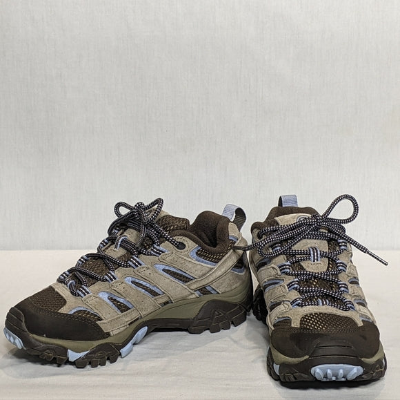 NEW Merrell Womens Leather Moab 2 Vent Hiking Shoe Sz 5.5 Granite