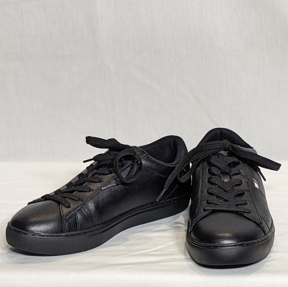 NEW Tommy Hilfiger Mens Brecon Cup Sole Sneaker Black Sz 8.5 black