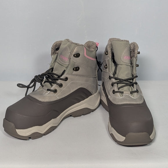 NEW Khombu Womens Shell Winter Boot comfortable cushioned Sz 11 brown