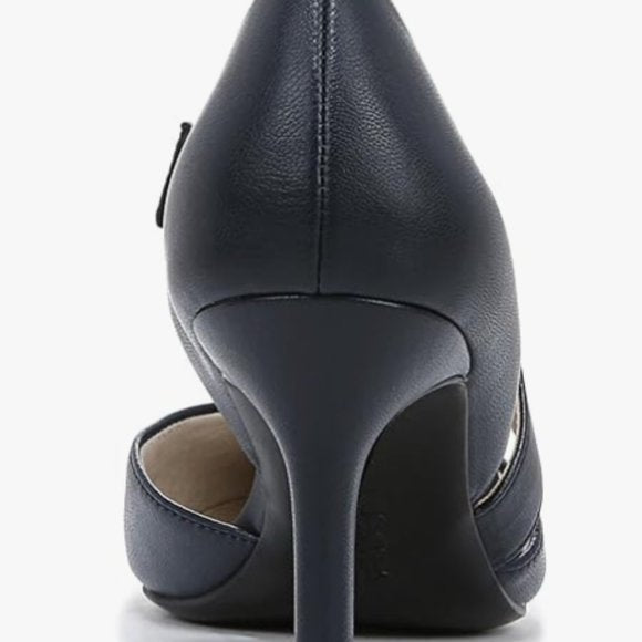 NEW Life Stride Womens Suki Pump Sz 10 wide Navy 2 3/4 heel