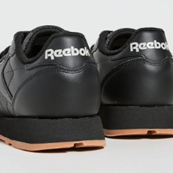 NEW Reebok Unisex Adult Classic Leather Sneaker Sz 8.5 black