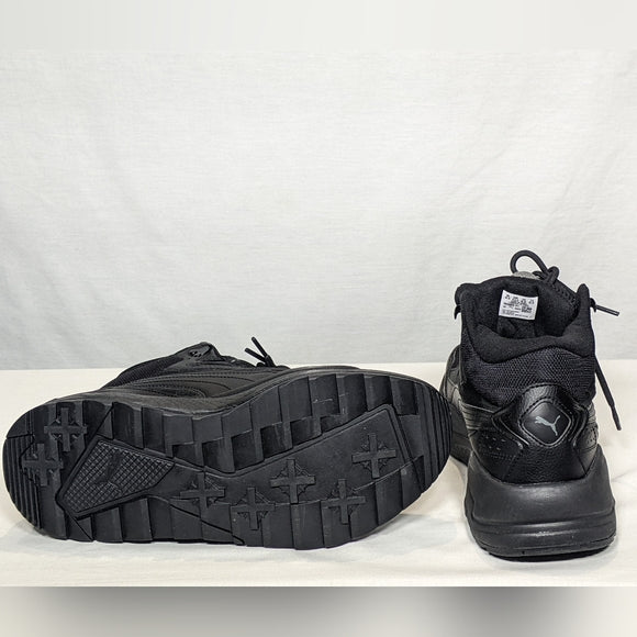 NEW Puma Mens X-ray Speed Mid Winter Sneaker Sz 9.5 black