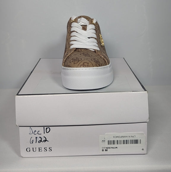 NEW Guess Womens Genza Sneaker Latte sz 8.5