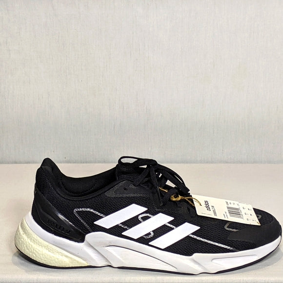 NEW adidas Womens X9000L2 Running Shoe black/white striped Sz 12