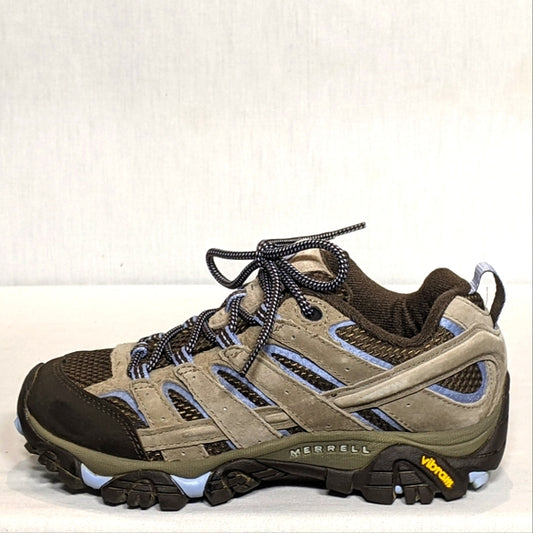 NEW Merrell Womens Leather Moab 2 Vent Hiking Shoe Sz 5.5 Granite