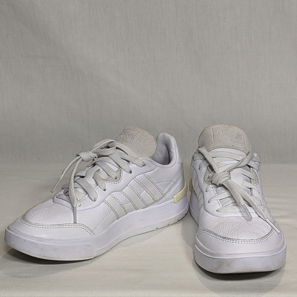 NEW Womens Leather Club Court Shoes Sz 6 white