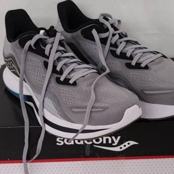 NEW Saucony Mens Endorphin Shift 2 Running Shoe Sz 12.5 Grey/Topaz
