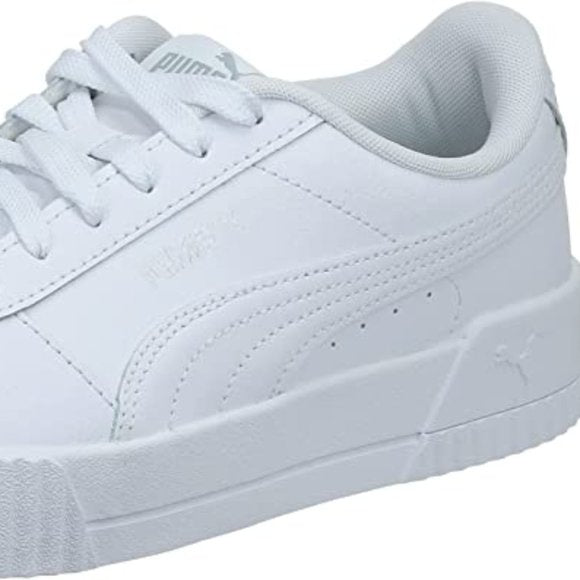 NEW PUMA Womens Carina Leather Sneaker 5 White