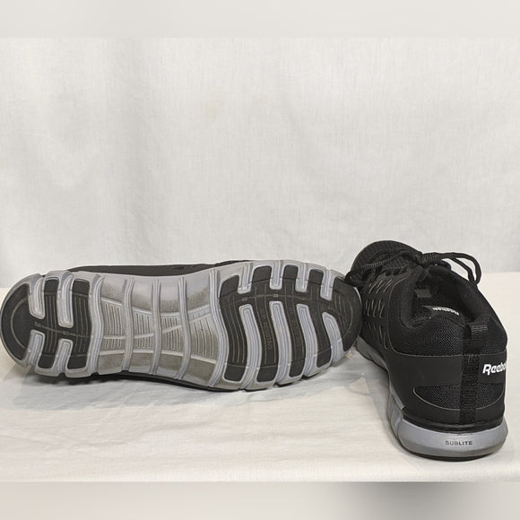 NEW Reebok Work Men's Sublite Cushion IB4041 Industrial Shoe Steel Sz 13 W black