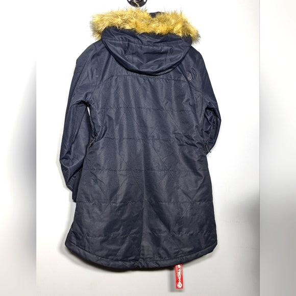 NEW Volcom Womens Fawn Insulated Jacket Skiing Snowboarding Black Sz M