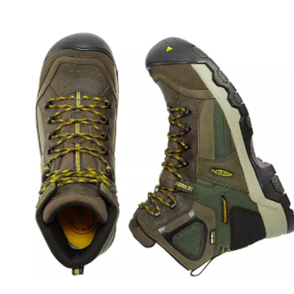 NEW Keen Mens Utilities Davenport Mid All Leather Work Boot Sz 11.5 D wide