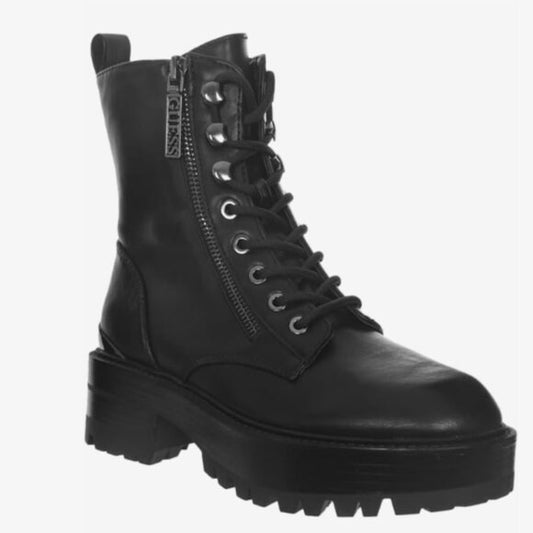 NEW Guess Womens Fearne Combat Boot Sz 9 black