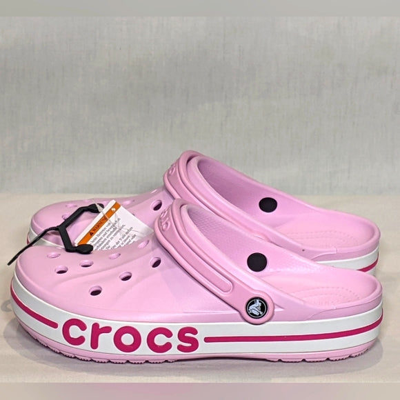 NEW Crocs Womens Bayaband Clog Hot Pink Sz 12