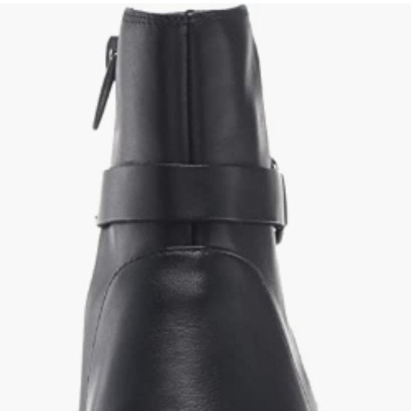 NEW Clarks Womens Leather Un Damson Mid Ankle Boot Sz 10 black