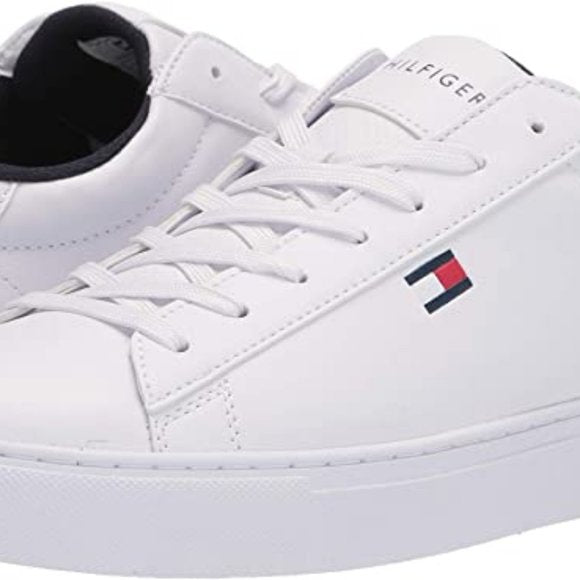 NEW Tommy Hilfiger Mens Brecon Classic Sneaker Sz 11 white