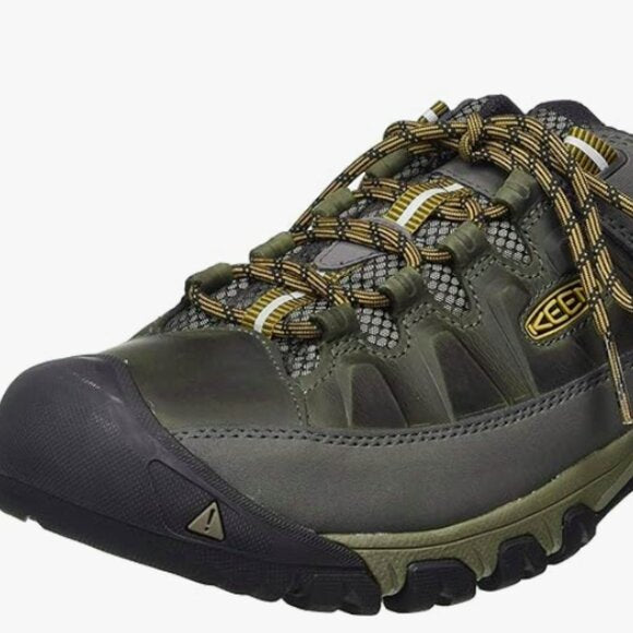 NEW Keen Mens Targhee 3 Oxford Casual Hiking Shoes Black Olive Sz 8.5