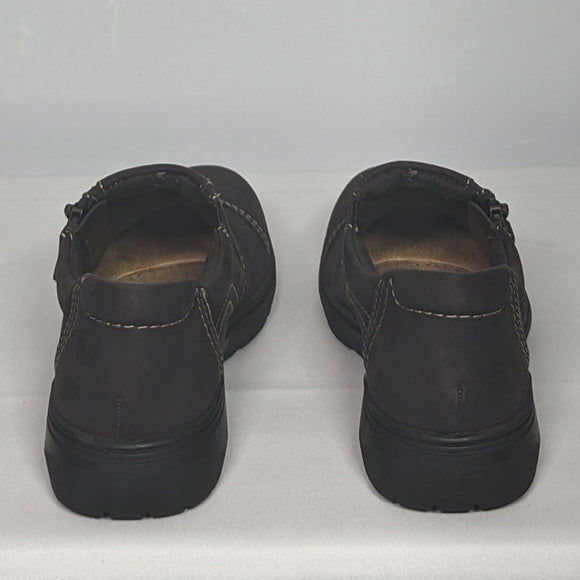 NEW Clarks Womens Carleigh Ray Leather Oxford sz 8.5 brown