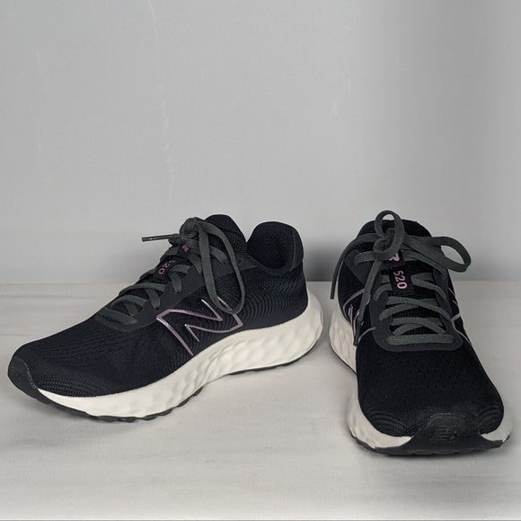 NEW New Balance Womens 520 V8 Running Shoe Sz 7.5 black